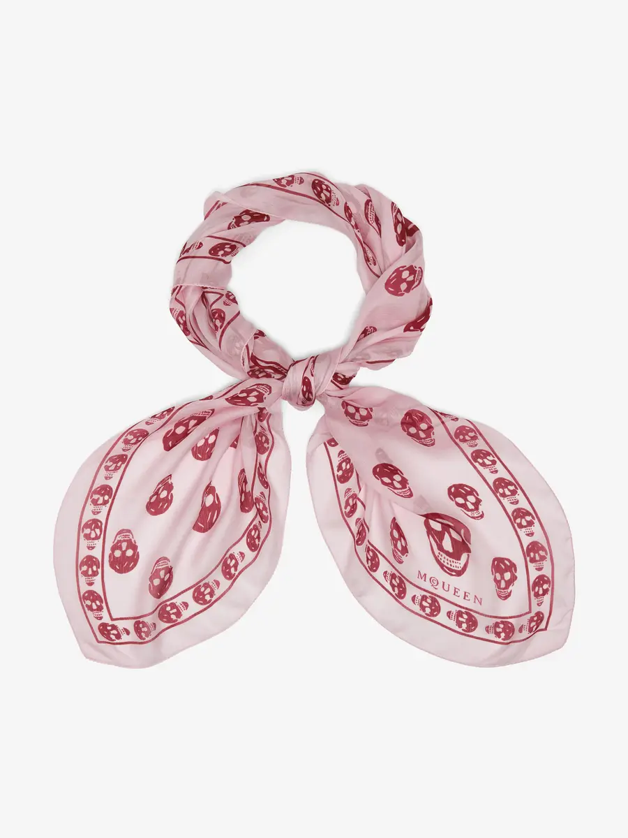 Alexander McQueen Classic Skull Foulard | Thumbnail 2 Alexander McQueen Classic Skull Foulard | Thumbnail 2