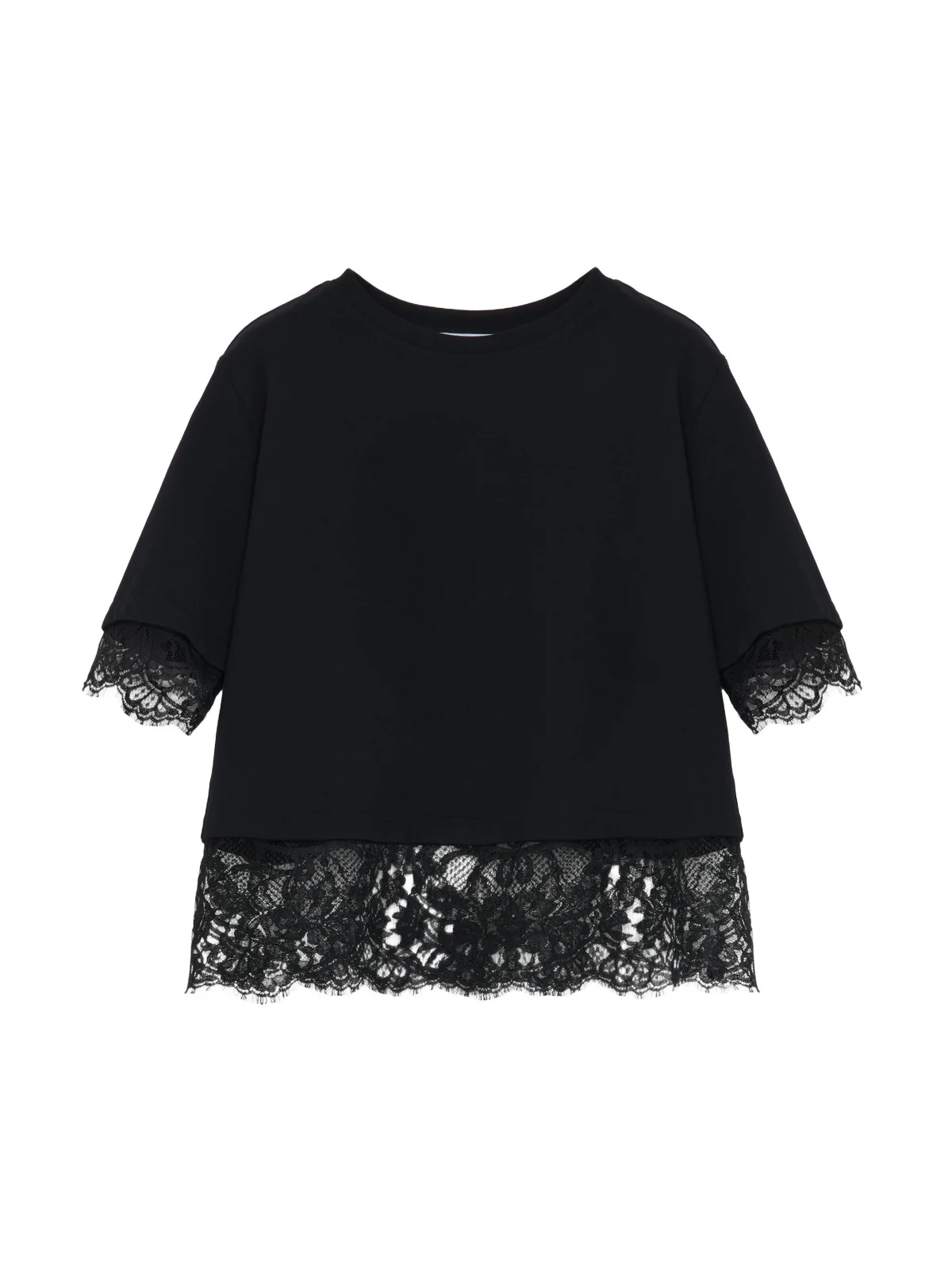 Alexander McQueen Lace Detail T-shirt