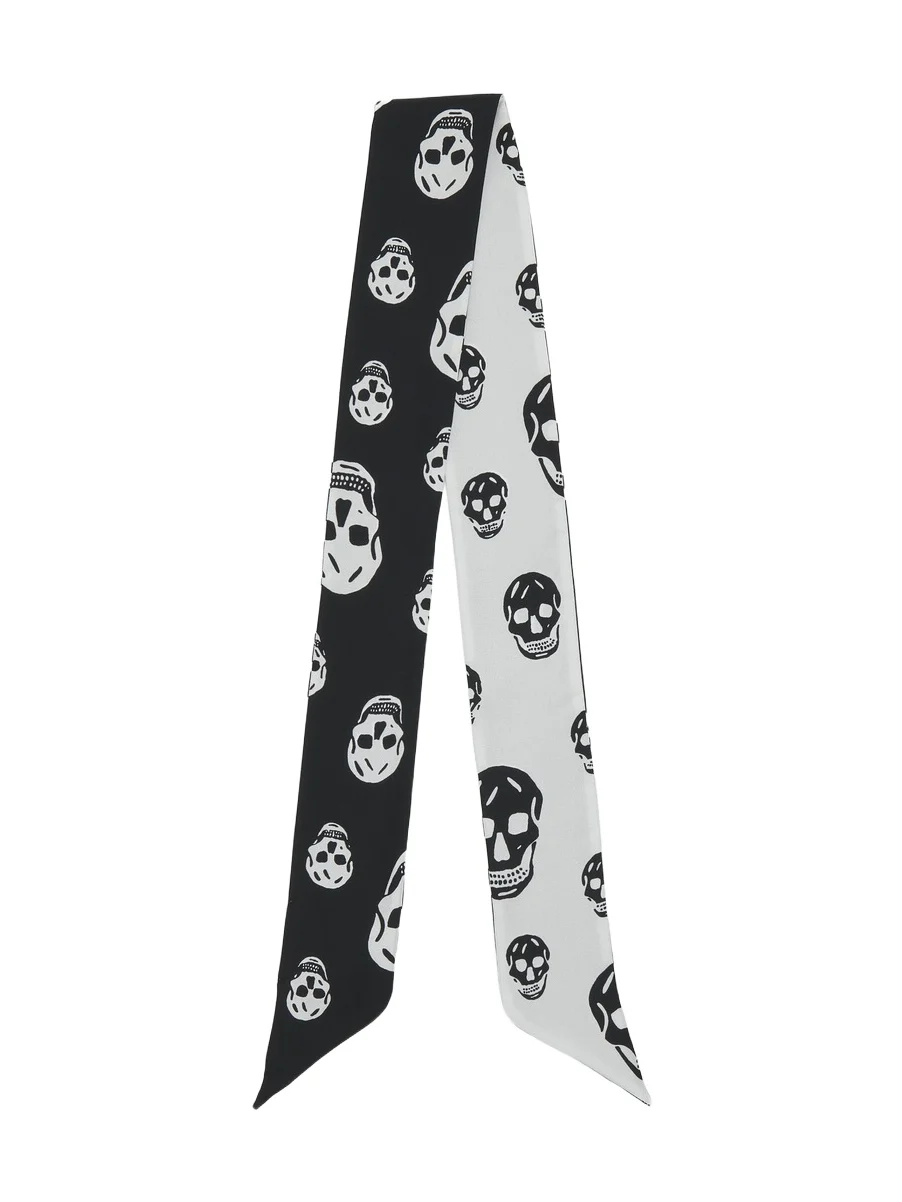 Alexander McQueen Ribbon Skull Scarf