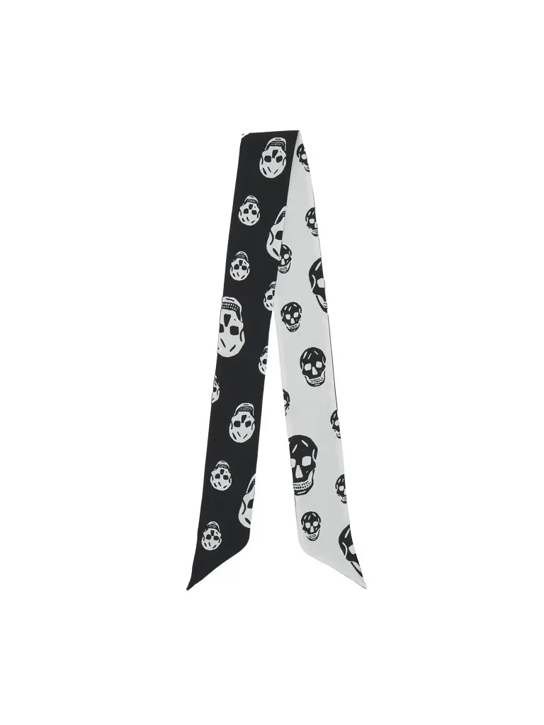 Alexander McQueen Ribbon Skull Scarf