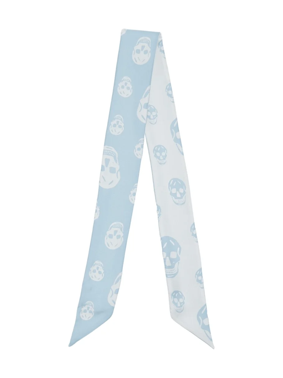 Alexander McQueen Ribbon Skull Scarf