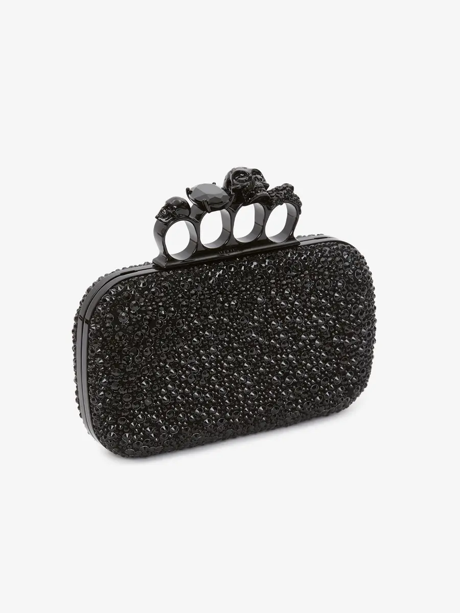 Alexander McQueen Knuckle Clutch With Chain | Thumbnail 2
