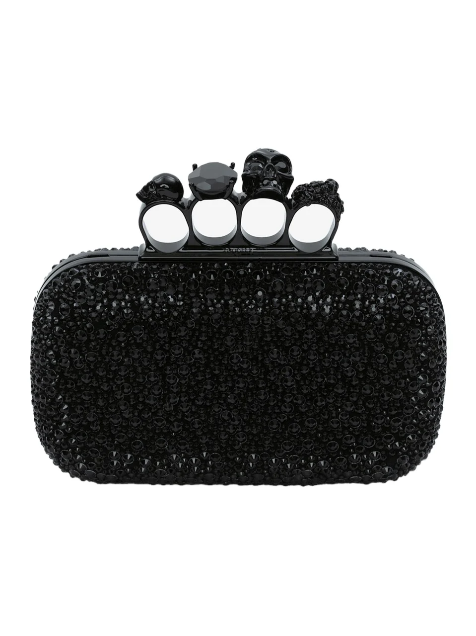 Alexander McQueen Knuckle Clutch With Chain