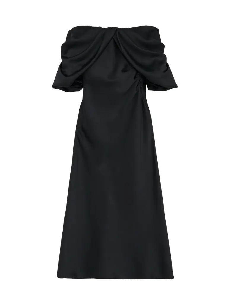 Off-the-shoulder Draped Evening Dress Off-the-shoulder Draped Evening Dress