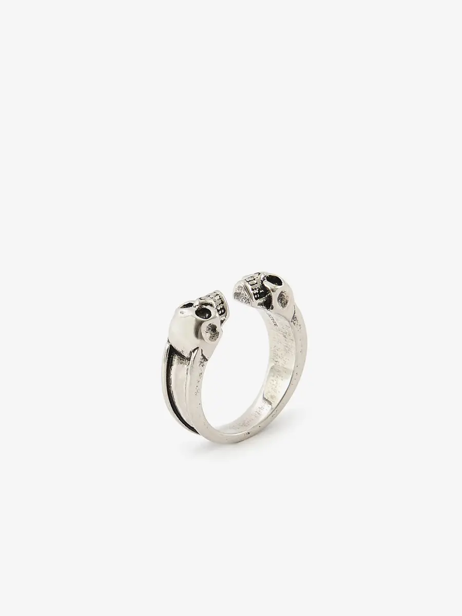 Alexander McQueen Twin Skull Ring | Thumbnail 2 Alexander McQueen Twin Skull Ring | Thumbnail 2