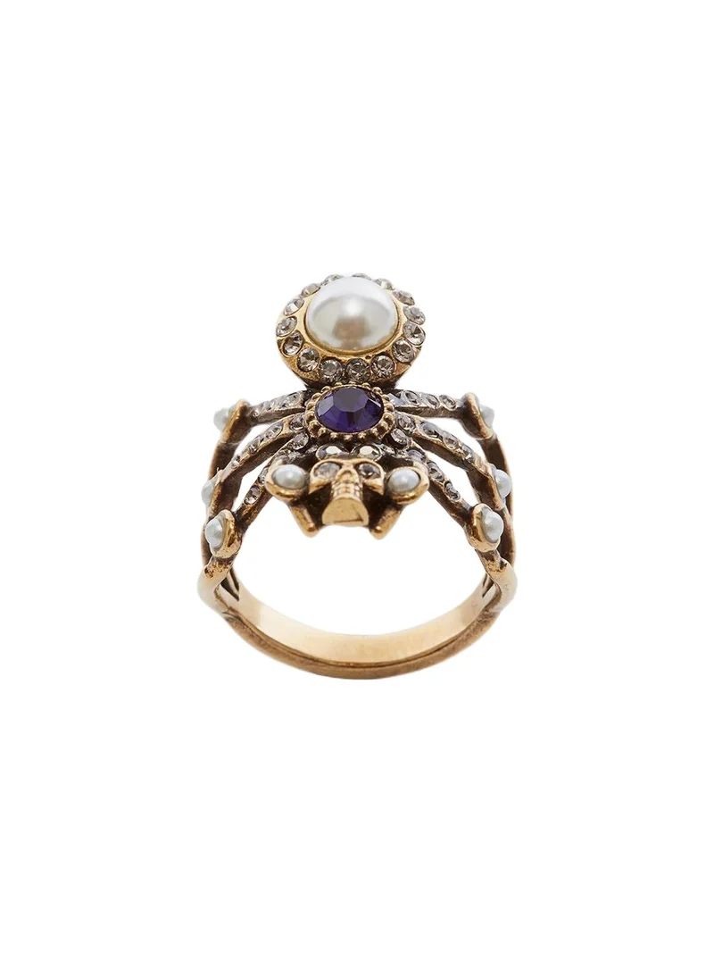 Alexander McQueen Spider and Pearl Ring