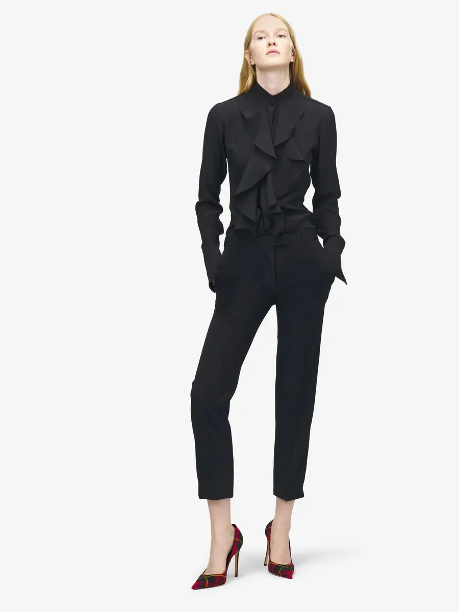 Alexander McQueen Cropped Tailored Trousers | Thumbnail 2