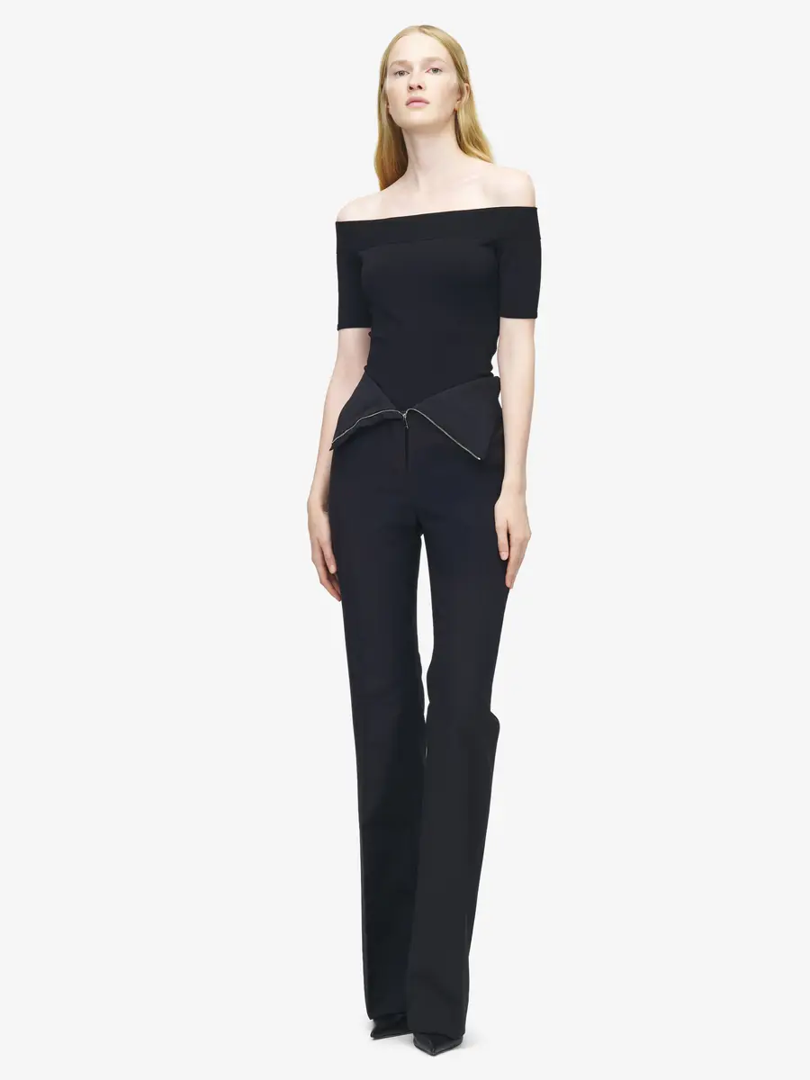 Alexander McQueen Fold Over Waist Trousers | Thumbnail 2 Alexander McQueen Fold Over Waist Trousers | Thumbnail 2