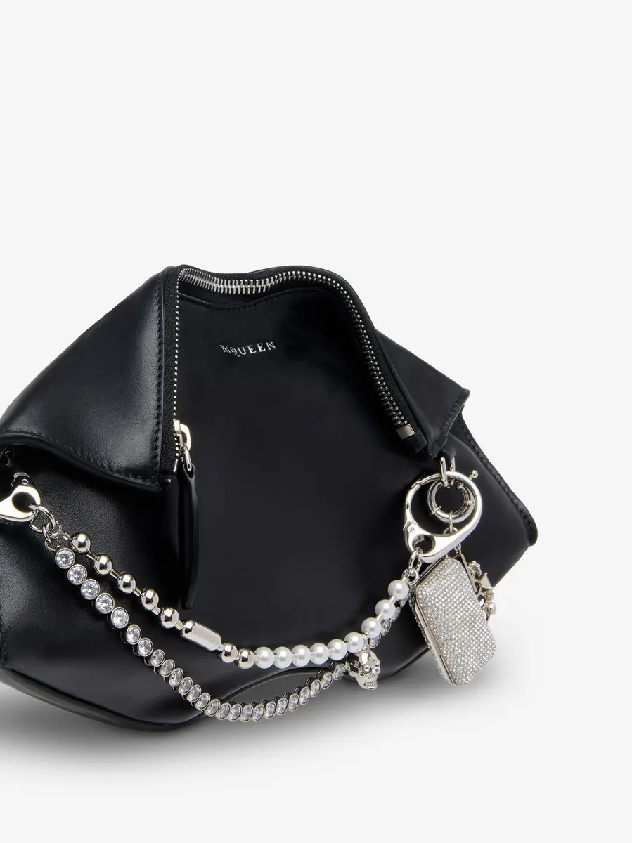 Alexander McQueen Pearl & Crystal Double Chain Charm | Thumbnail 2 Alexander McQueen Pearl & Crystal Double Chain Charm | Thumbnail 2