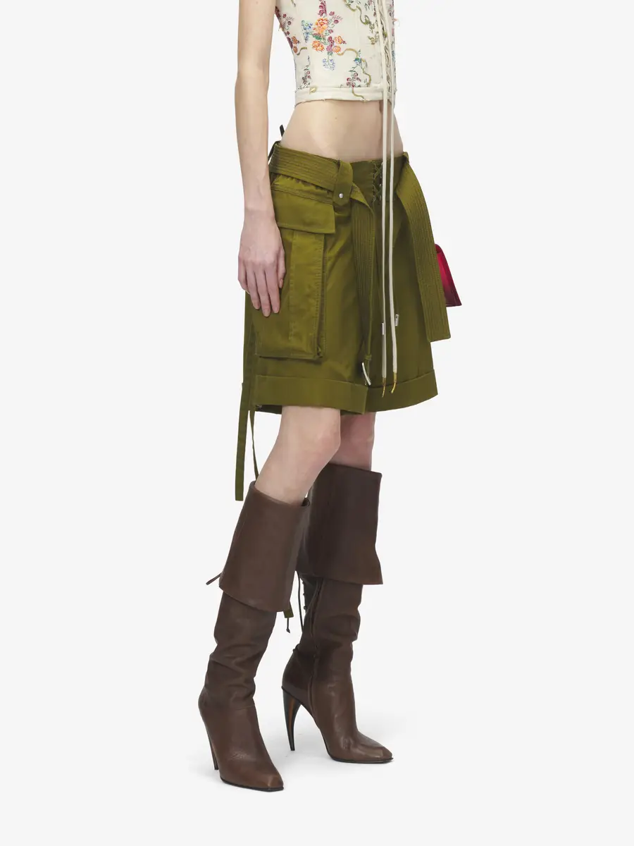 Alexander McQueen Horn Heel Knee-High Boot | Thumbnail 2 Alexander McQueen Horn Heel Knee-High Boot | Thumbnail 2
