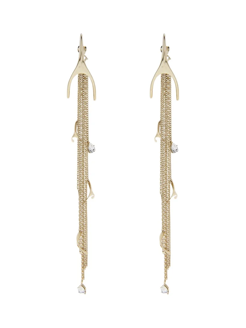 Alexander McQueen Wishbone Earrings