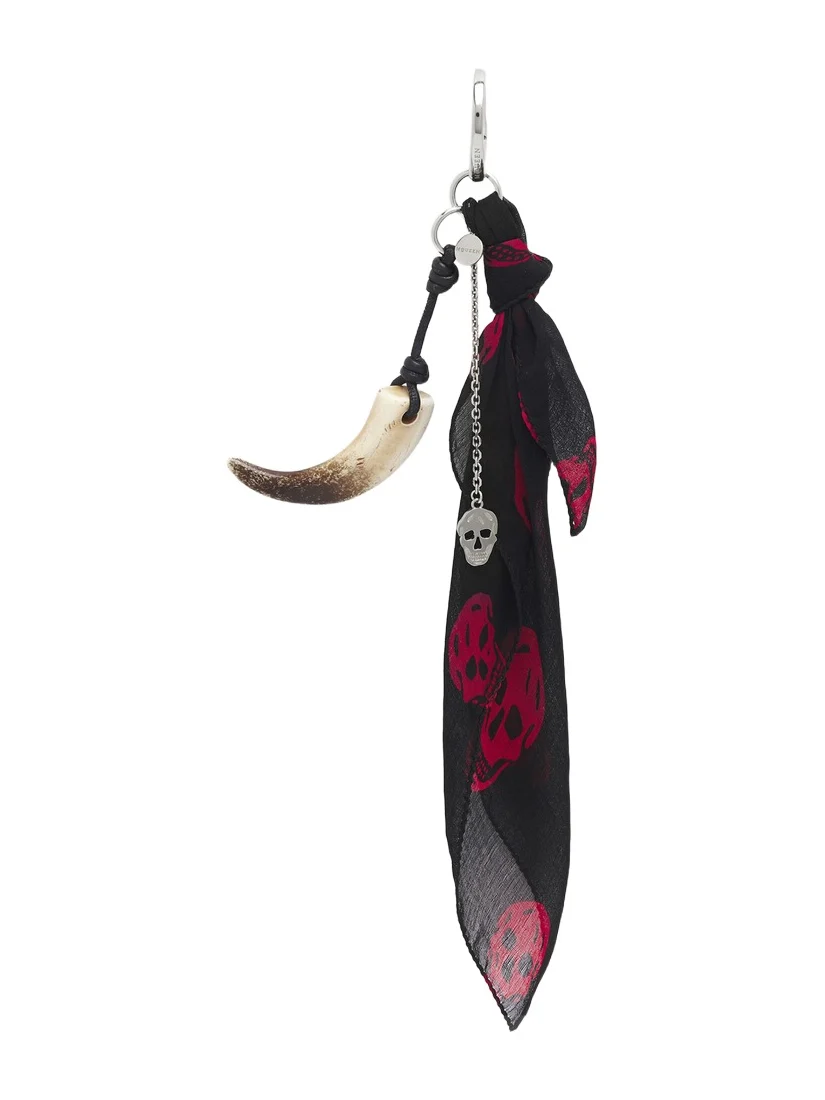 Alexander McQueen Scarf & Horn Charm