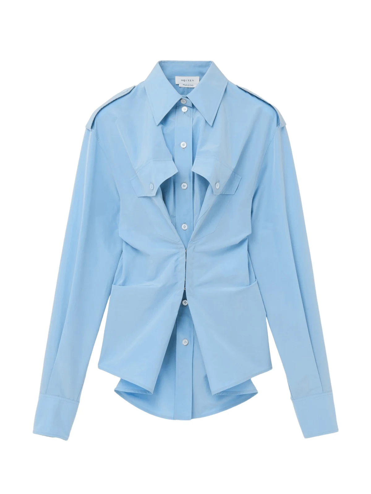Gathered Long-Sleeved Shirt Gathered Long-Sleeved Shirt