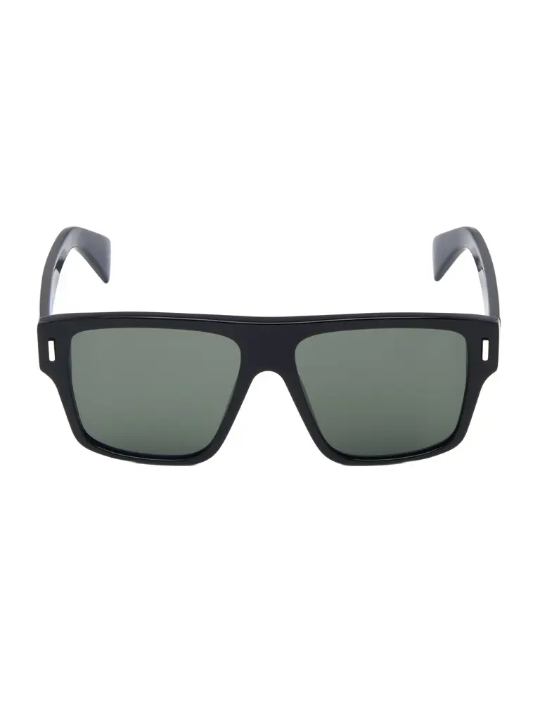 Alexander McQueen T-Bar Rivet Square Sunglasses
