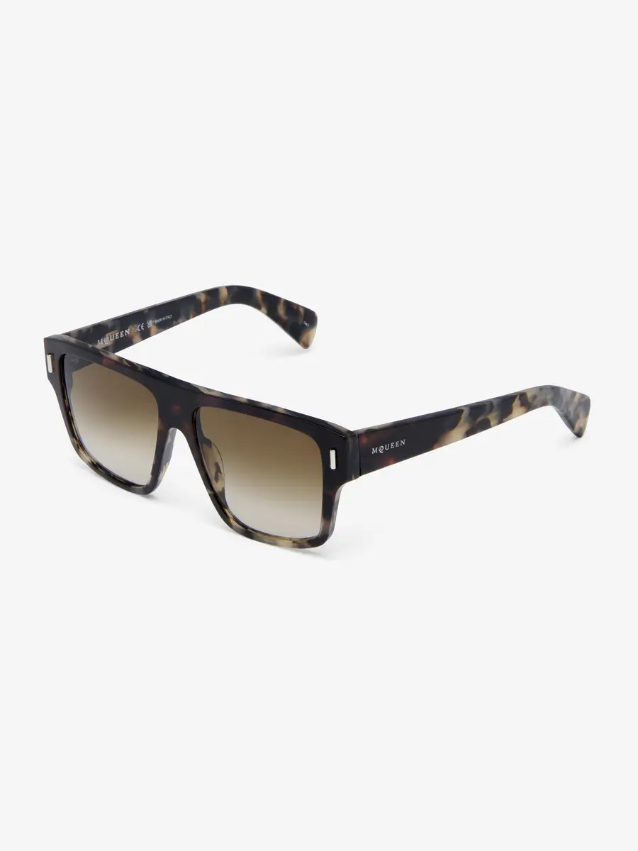 Alexander McQueen T-Bar Rivet Square Sunglasses | Thumbnail 2 Alexander McQueen T-Bar Rivet Square Sunglasses | Thumbnail 2