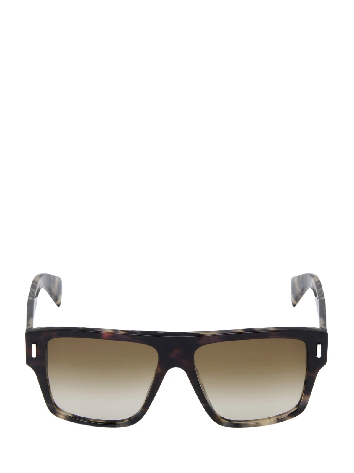 Alexander McQueen T-Bar Rivet Square Sunglasses
