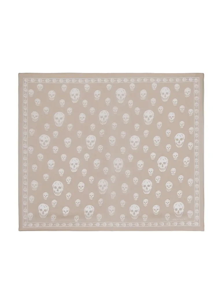 Alexander McQueen Classic Skull Scarf