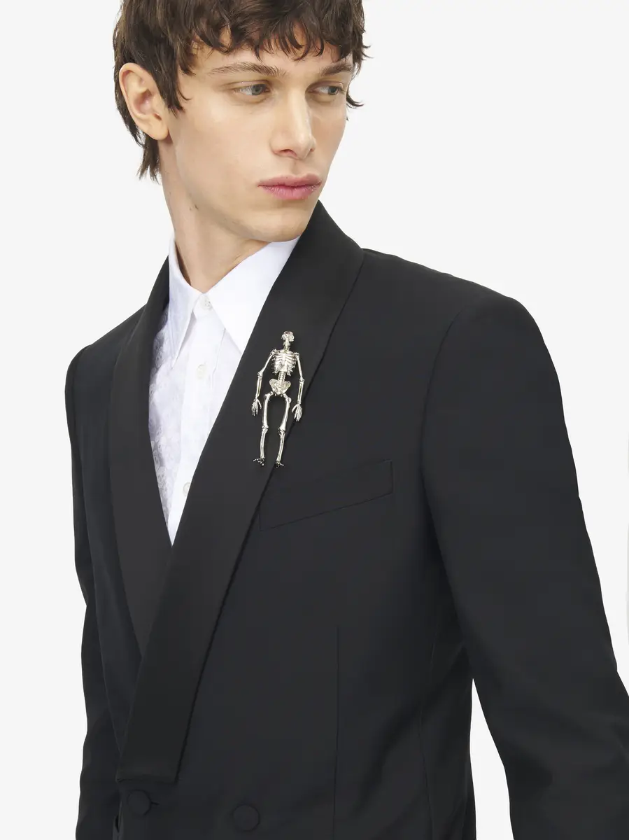 Alexander McQueen Dancing Skeleton Pin Brooch | Thumbnail 2 Alexander McQueen Dancing Skeleton Pin Brooch | Thumbnail 2