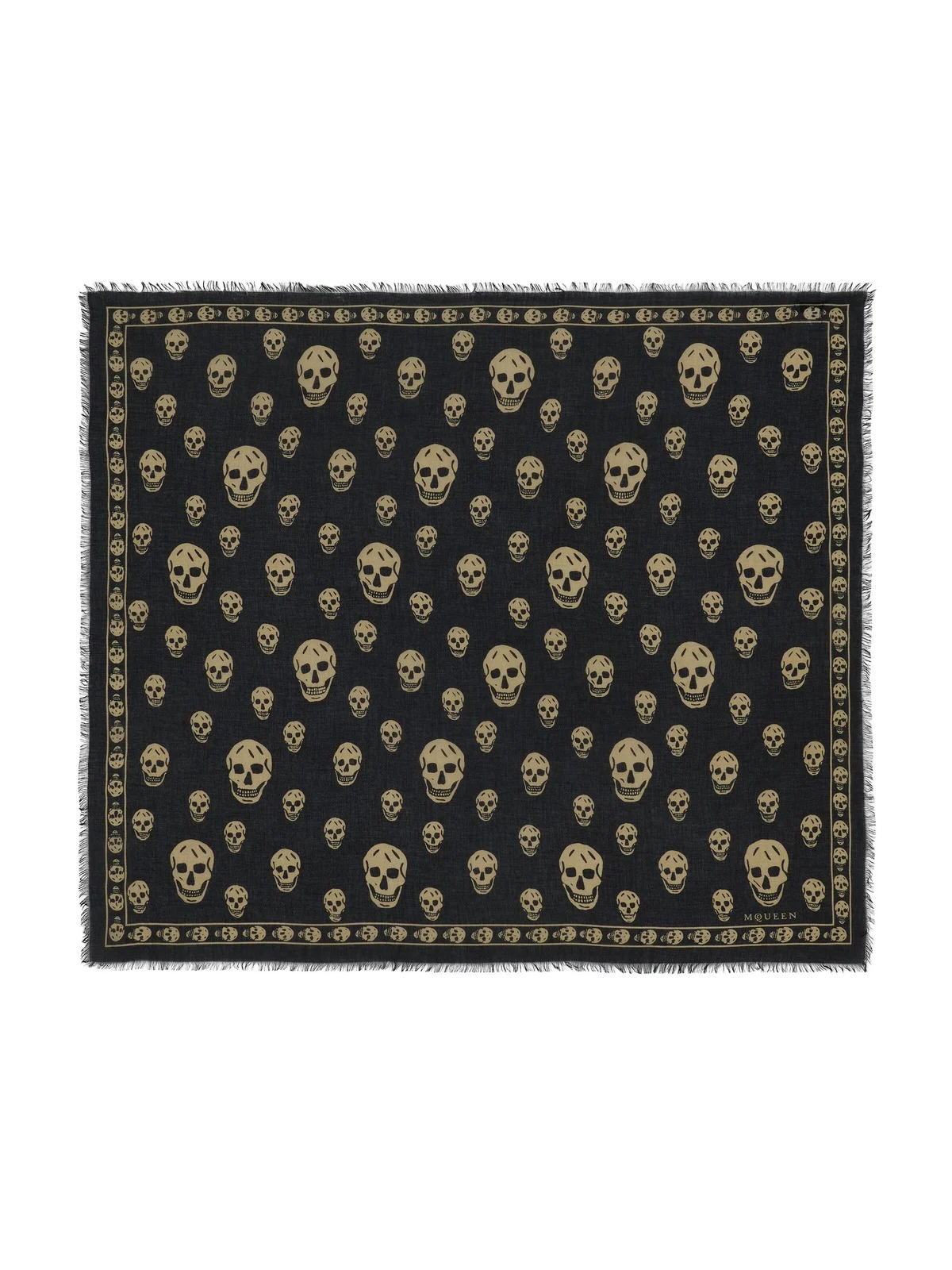 Alexander McQueen Classic Skull Scarf