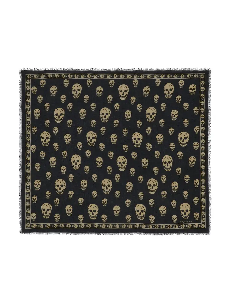 Alexander McQueen Classic Skull Scarf