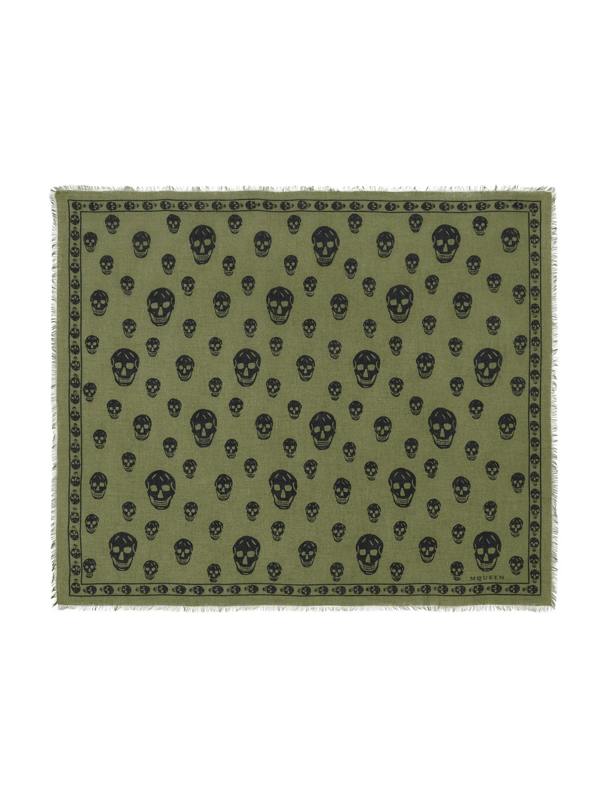 Alexander McQueen Classic Skull Scarf