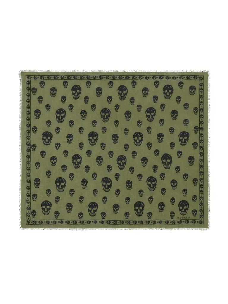 Alexander McQueen Classic Skull Scarf
