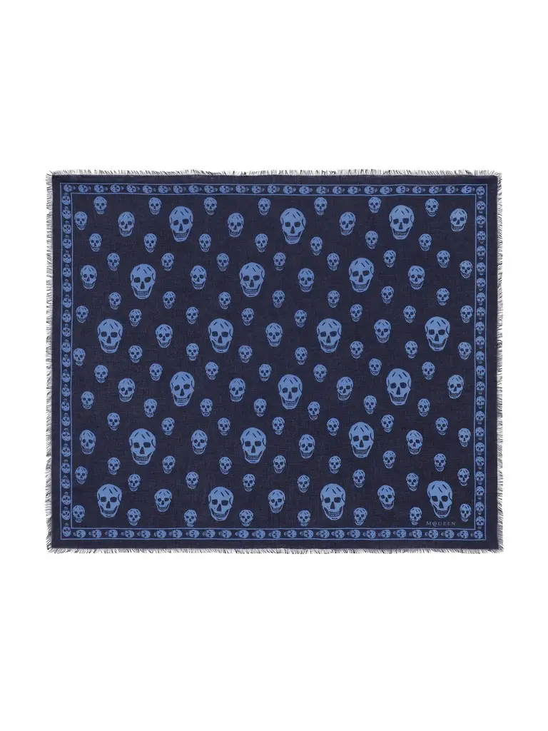 Alexander McQueen Classic Skull Scarf