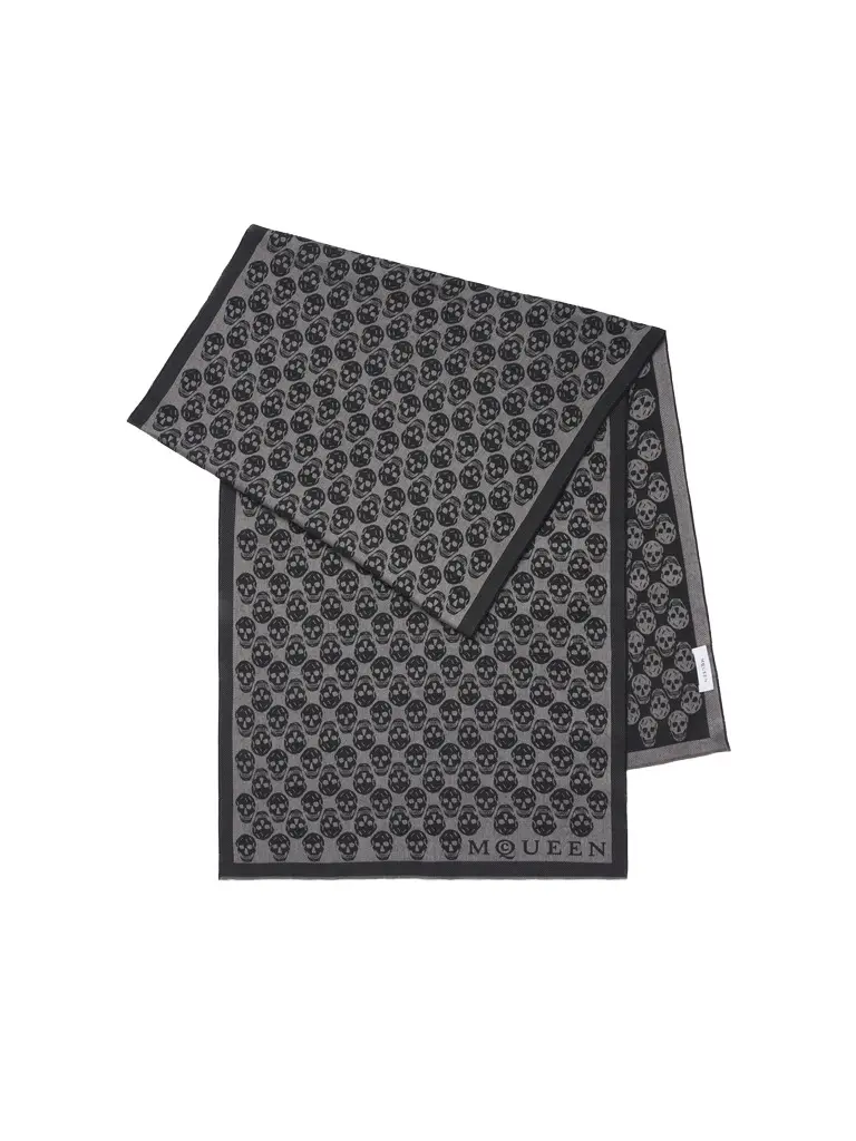 Alexander McQueen Skull Jacquard Scarf