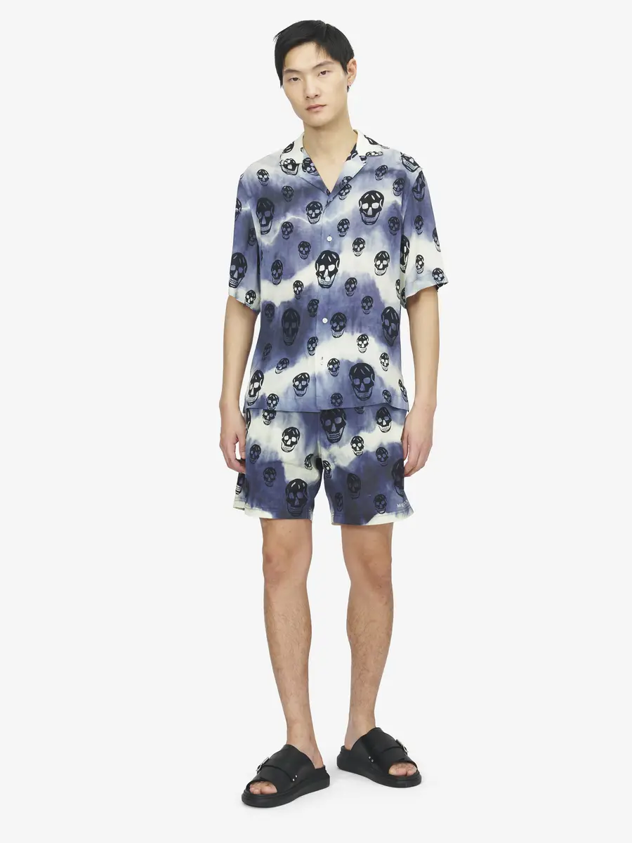 Alexander McQueen Tie-Dye Skull Hawaiian Shirt | Thumbnail 2