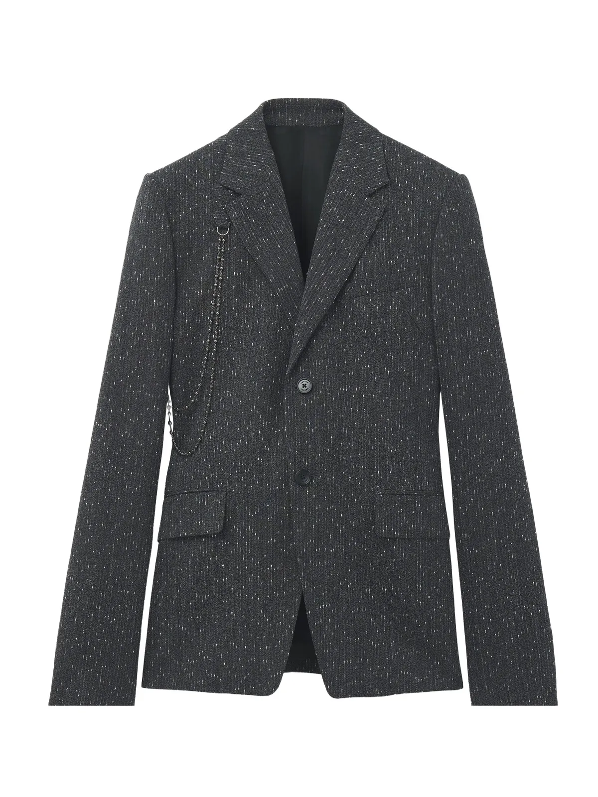 Alexander McQueen Flecked Pinstripe Single-breasted Jacket | Thumbnail 1 Alexander McQueen Flecked Pinstripe Single-breasted Jacket | Thumbnail 1