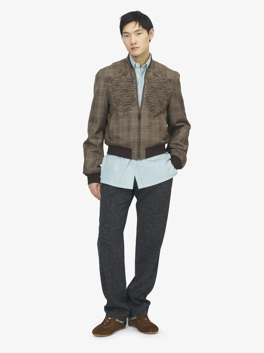 Alexander McQueen Prince Of Wales Check Bomber Jacket | Thumbnail 2