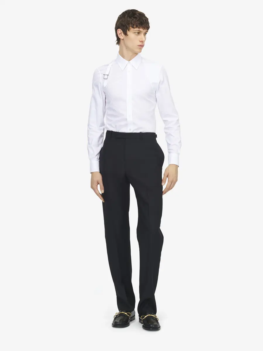 Alexander McQueen Wool Mohair Tailored Trousers | Thumbnail 2 Alexander McQueen Wool Mohair Tailored Trousers | Thumbnail 2