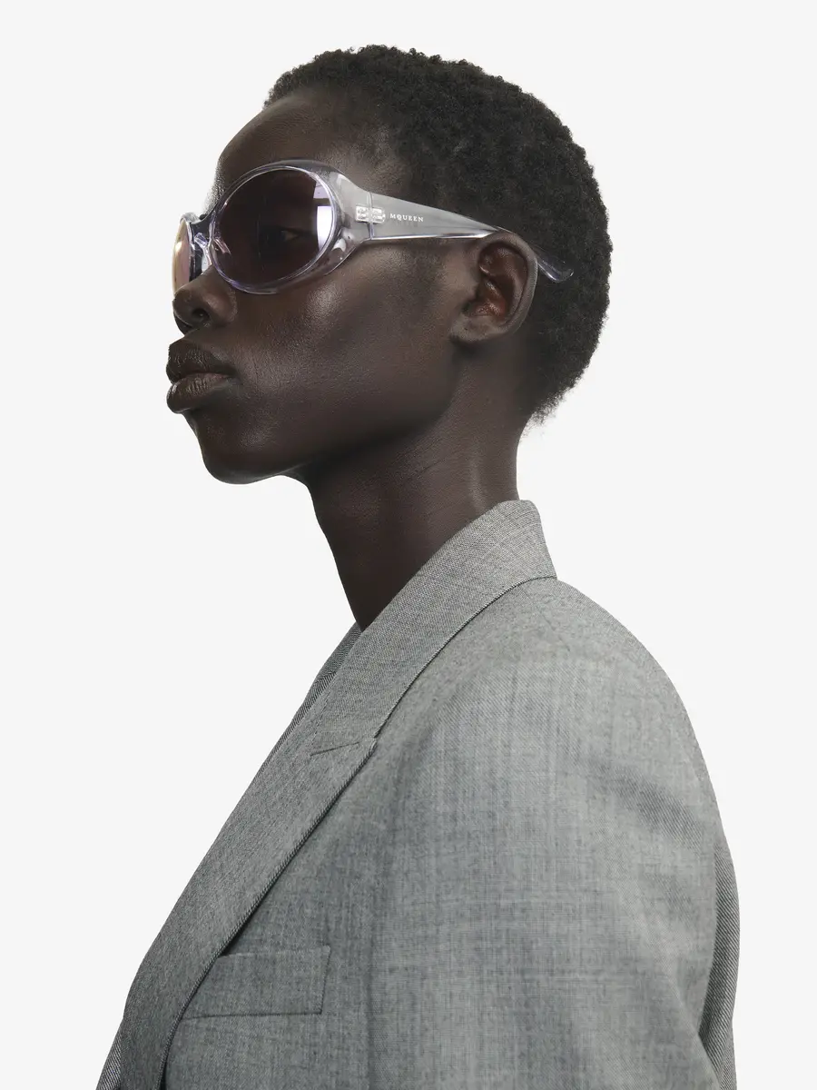Alexander McQueen Kate Round Sunglasses | Thumbnail 2 Alexander McQueen Kate Round Sunglasses | Thumbnail 2