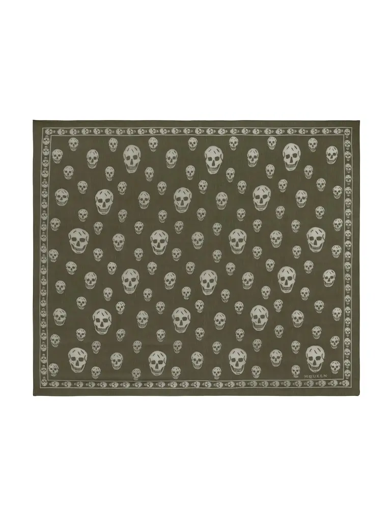Alexander McQueen Classic Skull Scarf