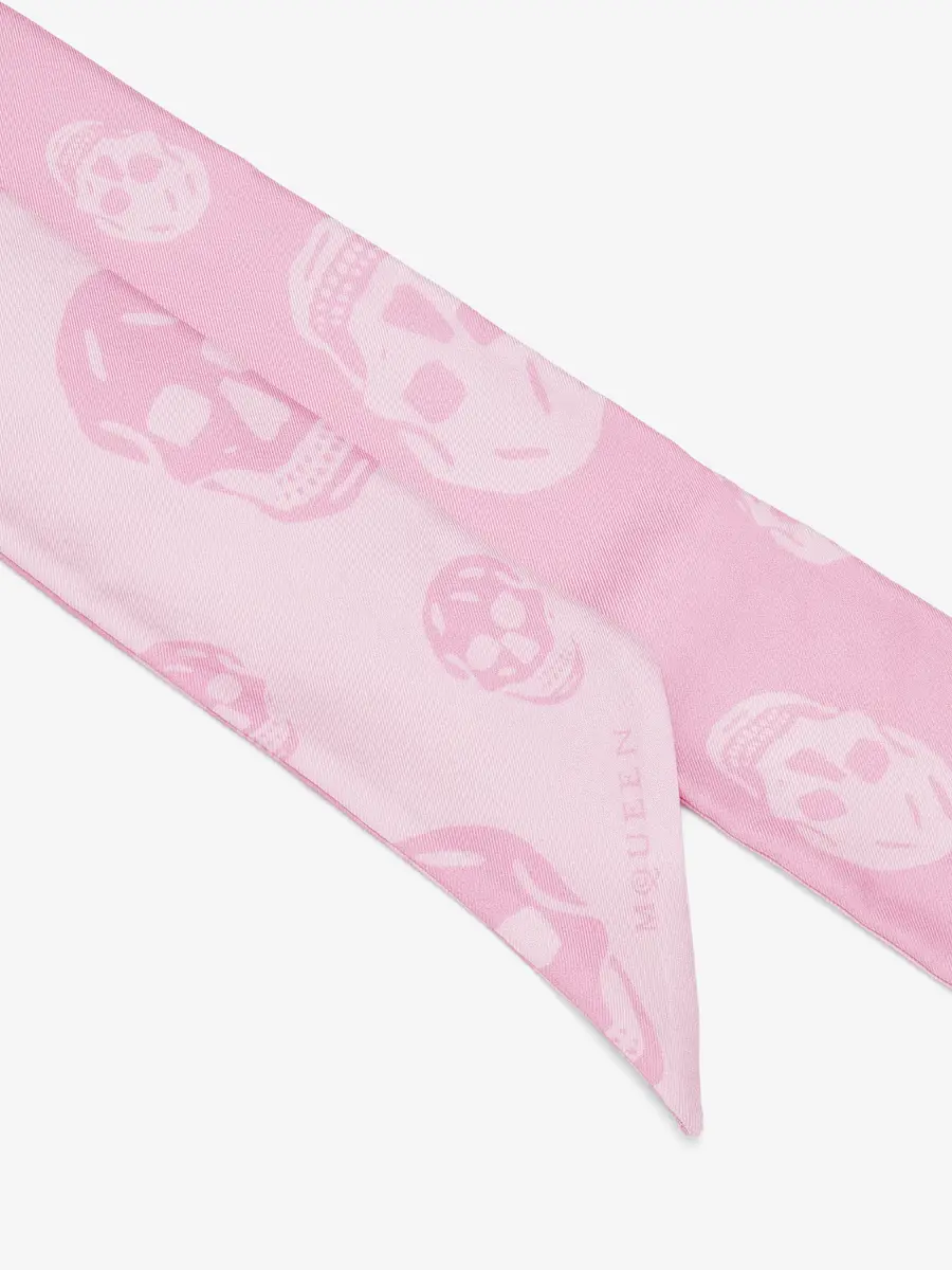 Alexander McQueen Ribbon Skull Scarf | Thumbnail 2 Alexander McQueen Ribbon Skull Scarf | Thumbnail 2