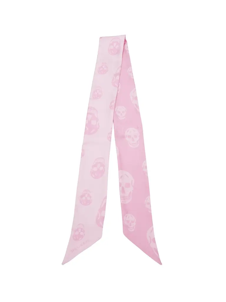 Alexander McQueen Ribbon Skull Scarf