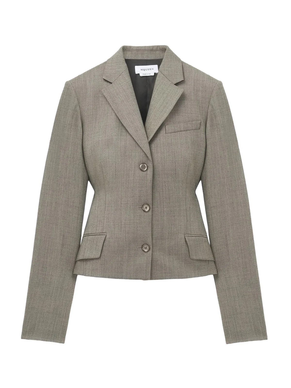 Alexander McQueen Peplum Single-breasted Jacket