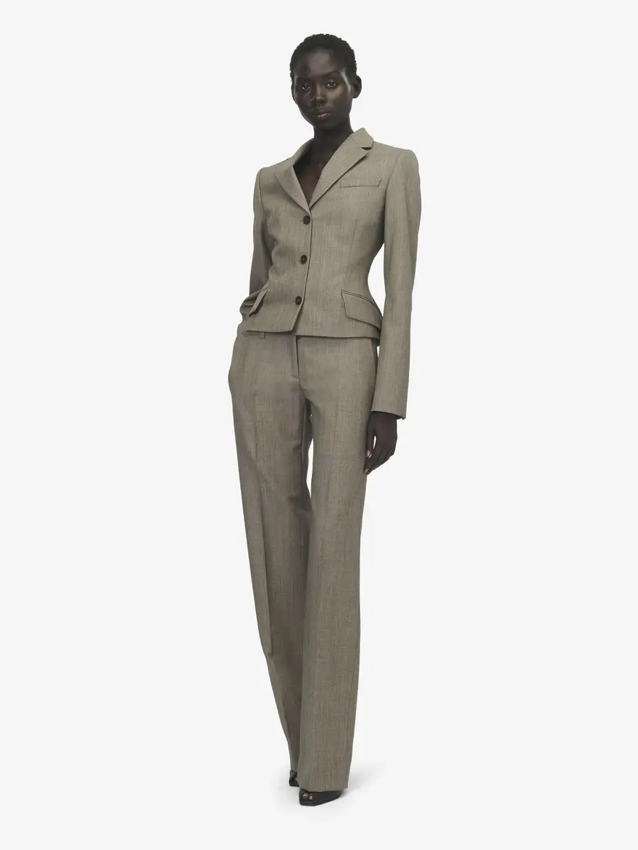 Alexander McQueen Straight Leg Bumster Trousers | Thumbnail 2 Alexander McQueen Straight Leg Bumster Trousers | Thumbnail 2
