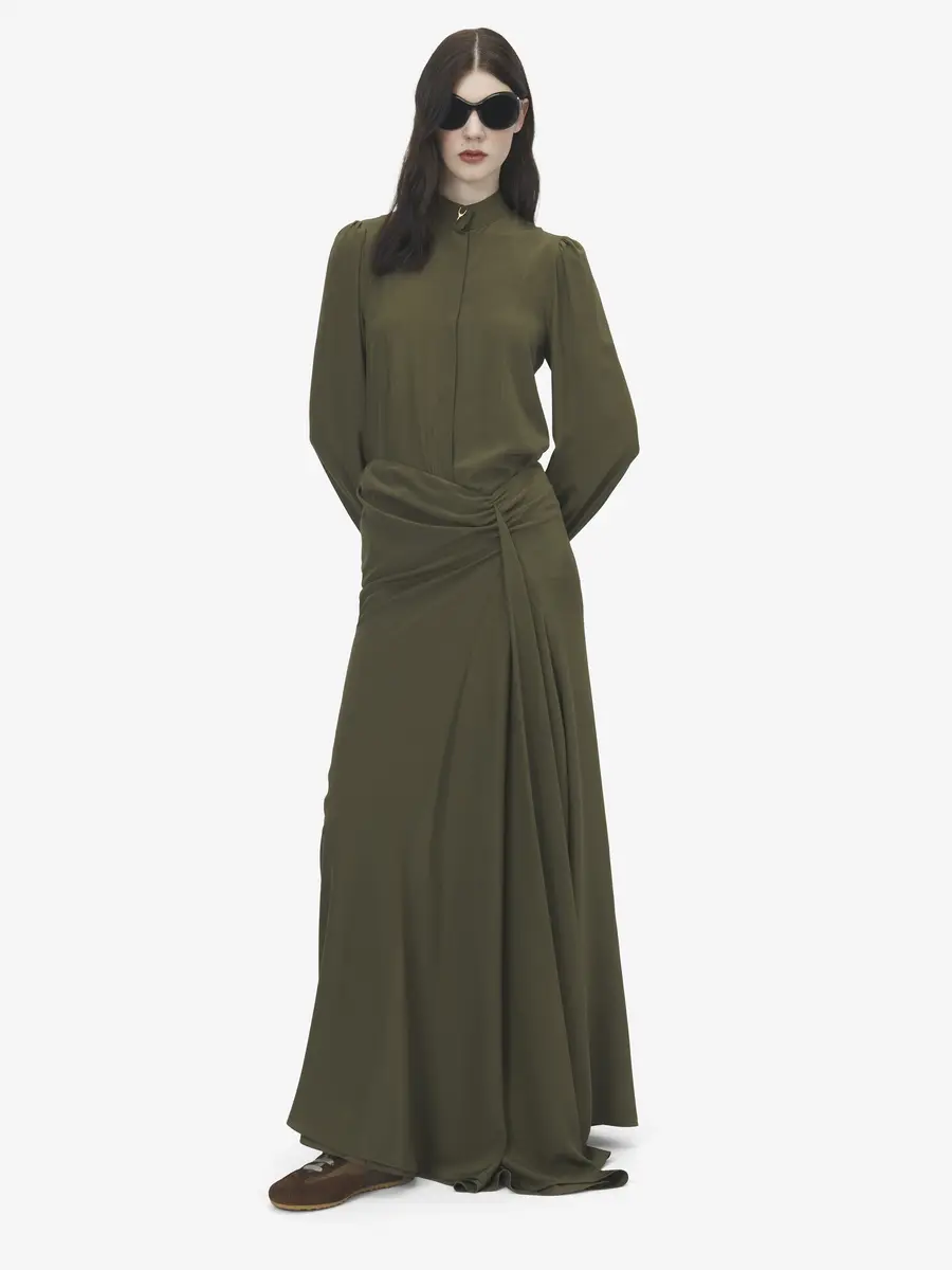 Alexander McQueen Asymmetric Waist Maxi Skirt | Thumbnail 2 Alexander McQueen Asymmetric Waist Maxi Skirt | Thumbnail 2