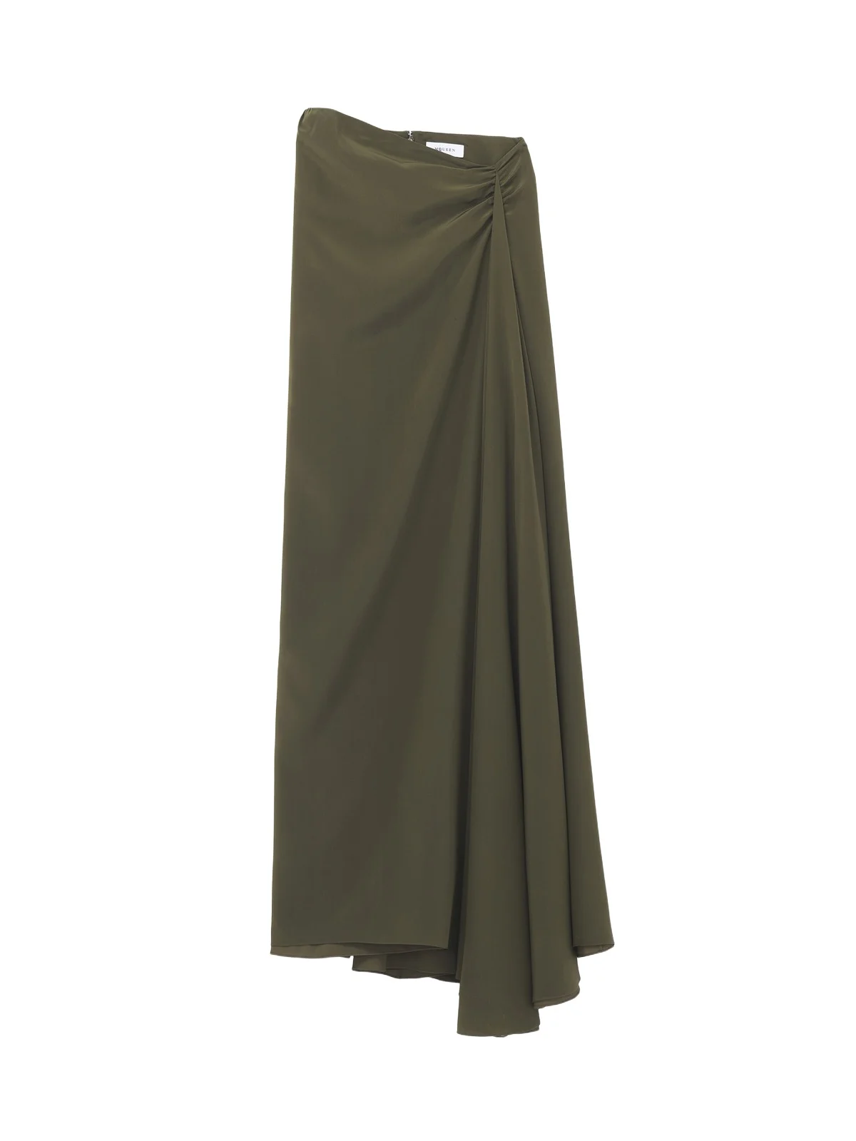 Alexander McQueen Asymmetric Waist Maxi Skirt