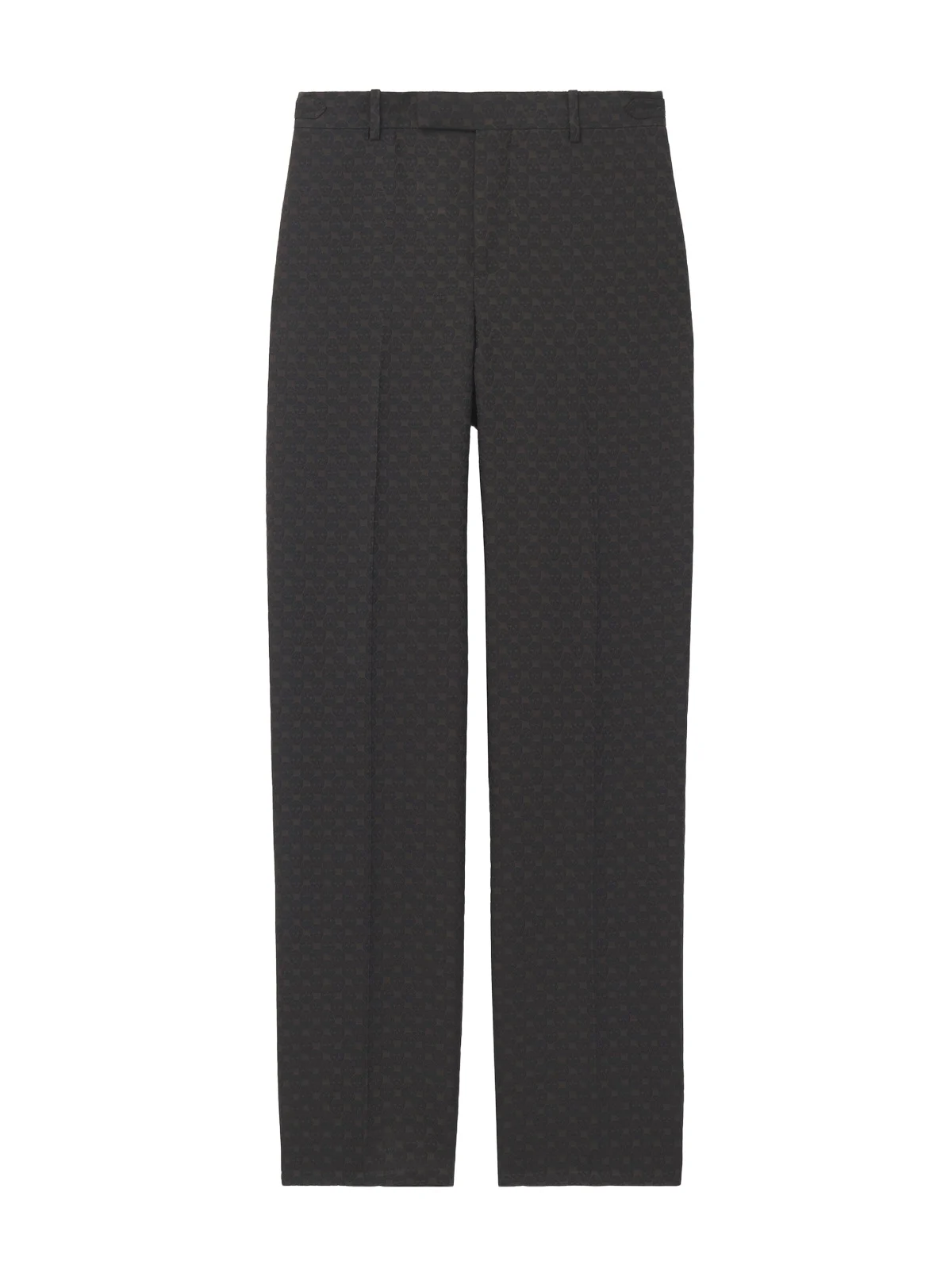 Alexander McQueen Skull Jacquard Tailored Trousers