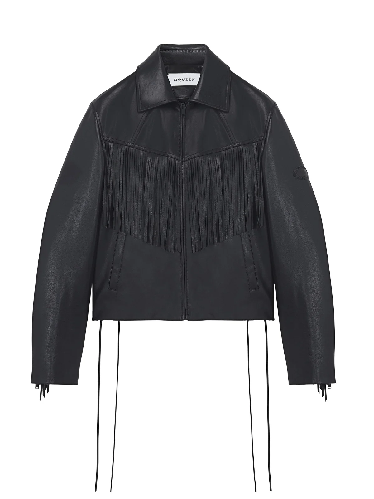 Alexander McQueen Fringe Leather Jacket