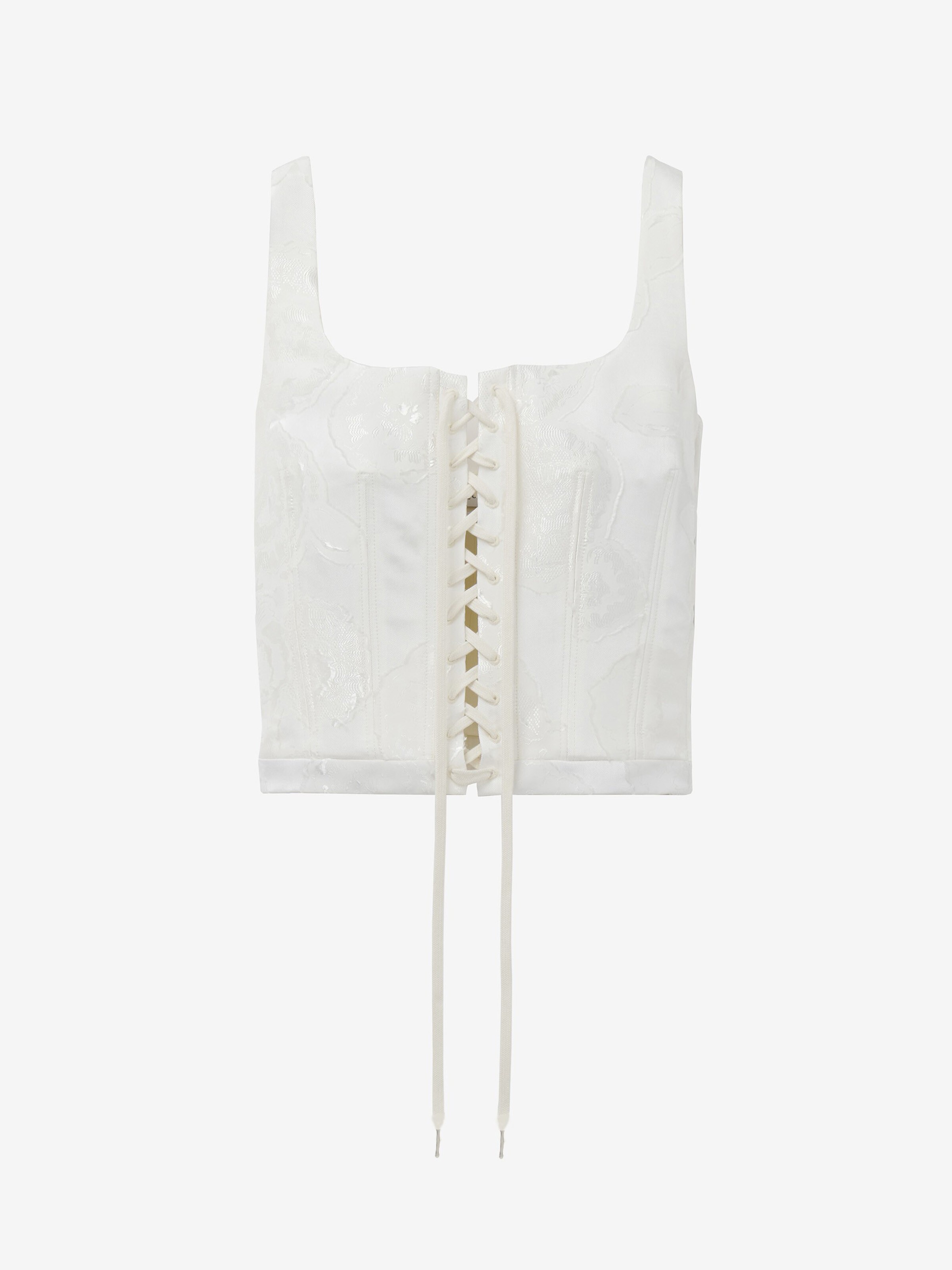 Fil Coupé Floral Corset Top Fil Coupé Floral Corset Top