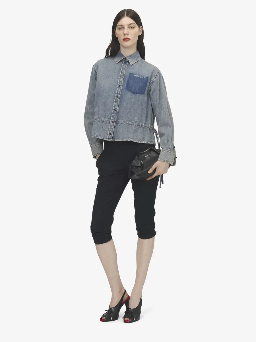 Alexander McQueen Chambray Shirt Jacket | Thumbnail 2 Alexander McQueen Chambray Shirt Jacket | Thumbnail 2