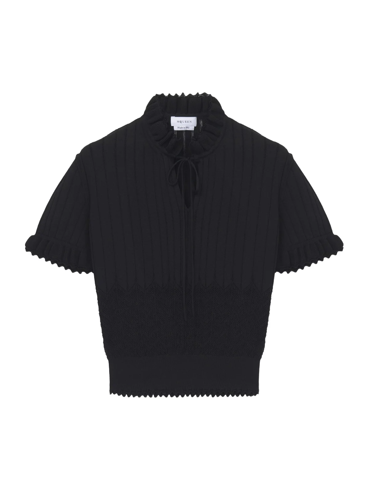 Pointelle Knit Top