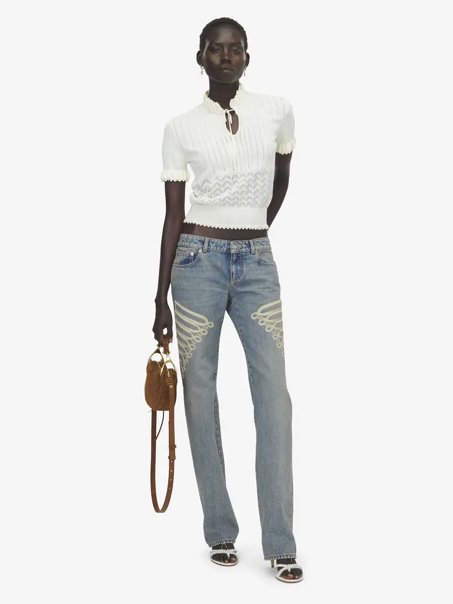 Alexander McQueen Pointelle Knit Top | Thumbnail 2