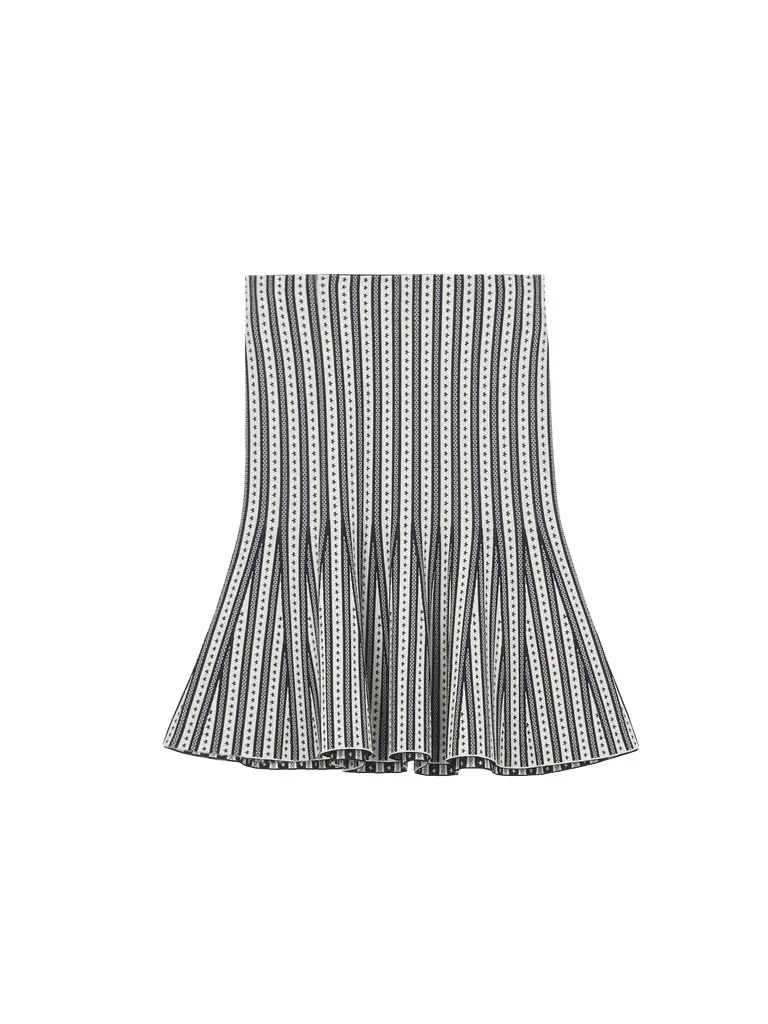 Striped Knit Mini Skirt Striped Knit Mini Skirt