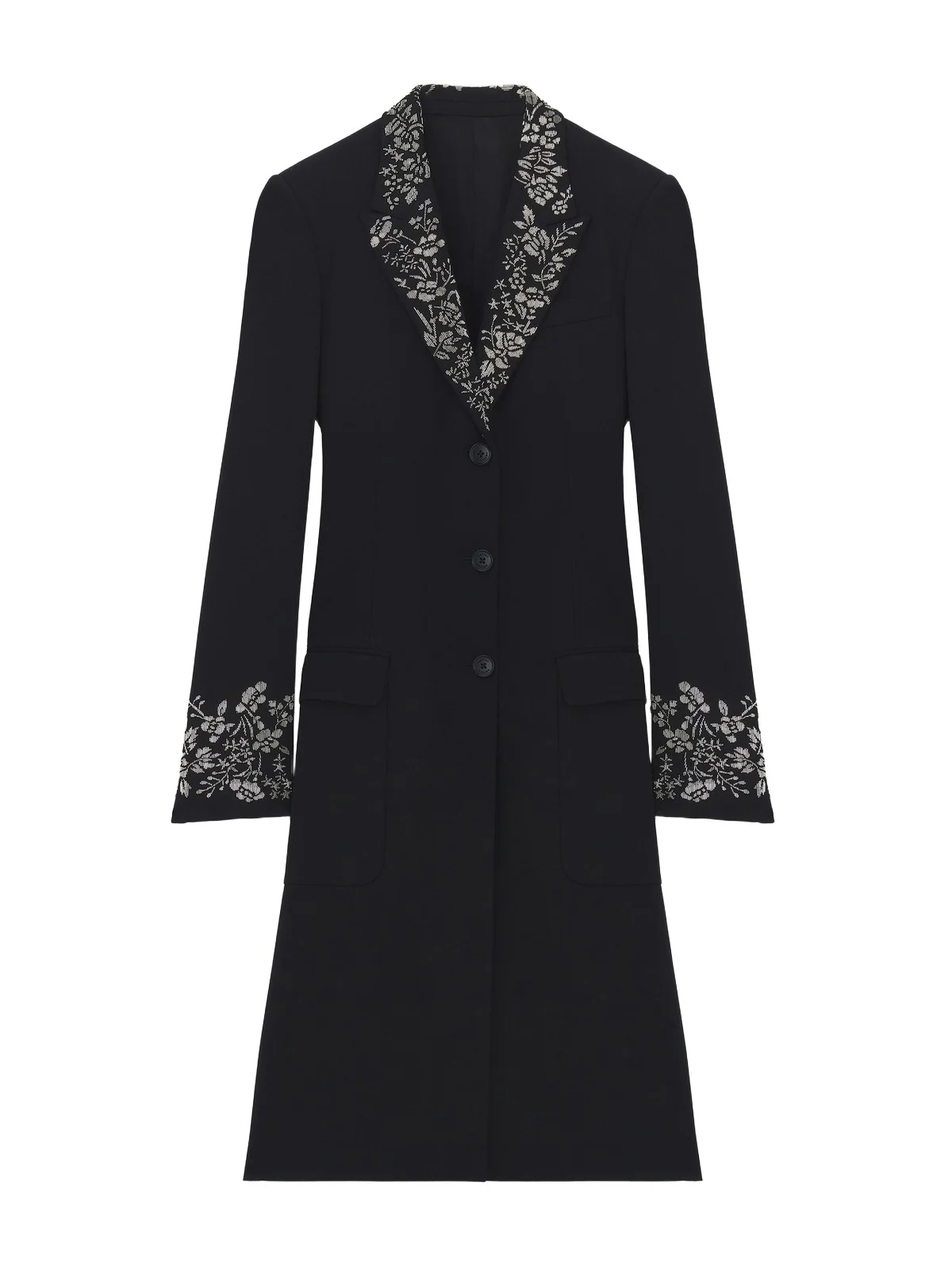 Floral Embroidery Coat Floral Embroidery Coat