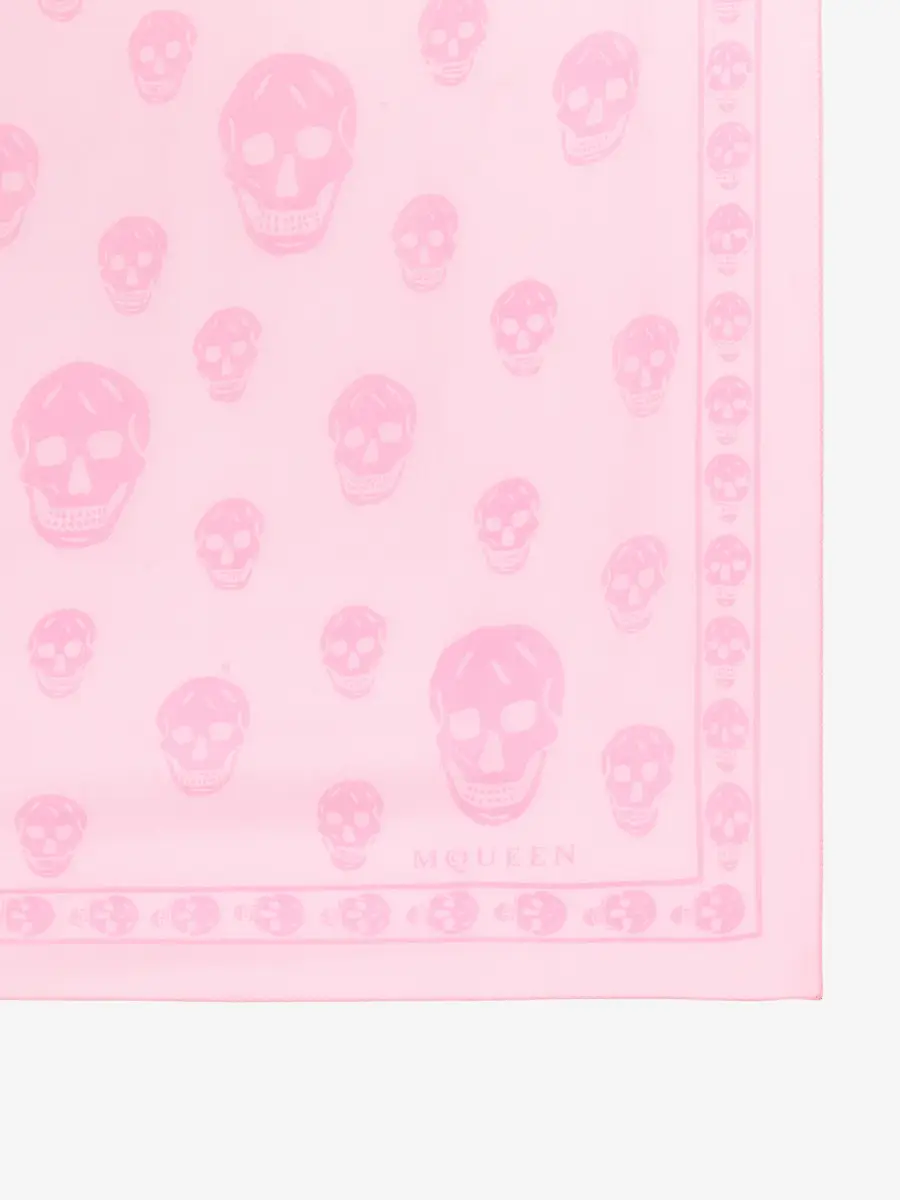 Alexander McQueen Classic Skull Scarf | Thumbnail 2 Alexander McQueen Classic Skull Scarf | Thumbnail 2