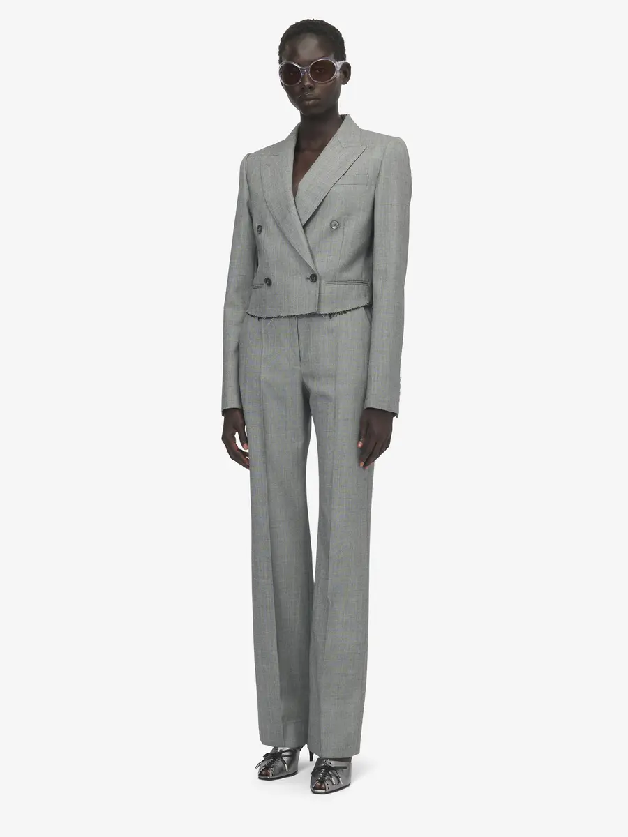 Alexander McQueen Cropped Double-breasted Jacket | Thumbnail 2 Alexander McQueen Cropped Double-breasted Jacket | Thumbnail 2